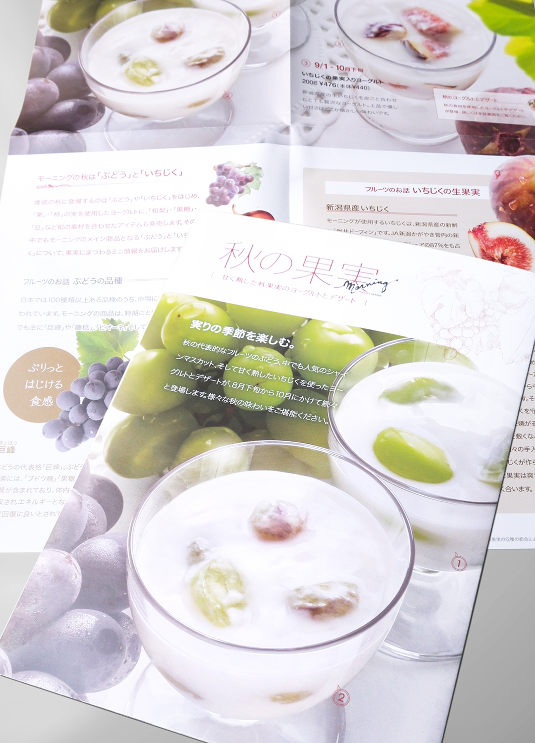 秋のリーフレット